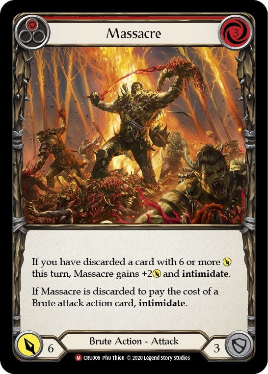 Massacre (8) [CRU] - Flesh and Blood TCG Single