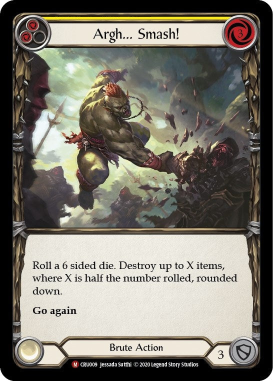 Argh... Smash! (9) [CRU] - Flesh and Blood TCG Single