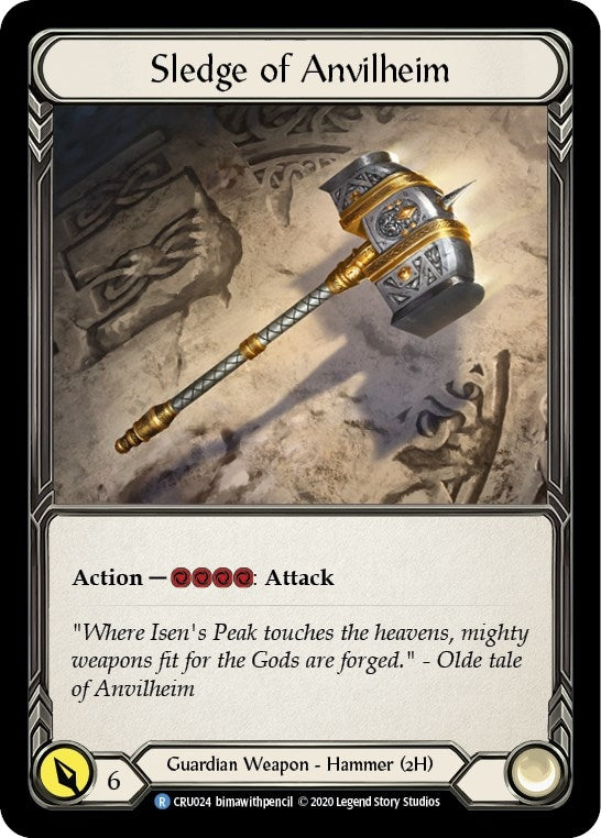 Sledge of Anvilheim (24) [CRU] - Flesh and Blood TCG Single