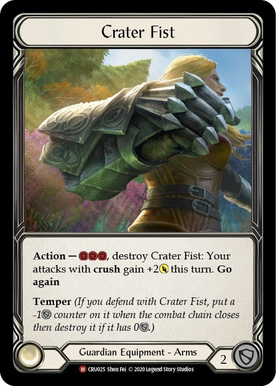 Crater Fist (25) [CRU] - Flesh and Blood TCG Single