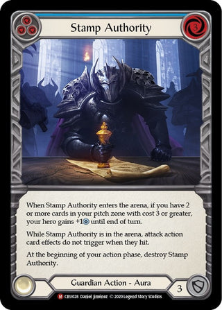 Stamp Authority (28) [CRU] - Flesh and Blood TCG Single