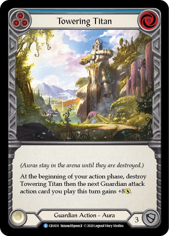 Towering Titan (Blue) (31) [CRU] - Flesh and Blood TCG Single