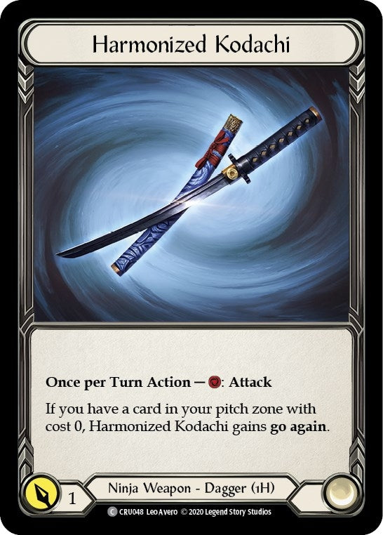Harmonized Kodachi (48) [CRU] - Flesh and Blood TCG Single