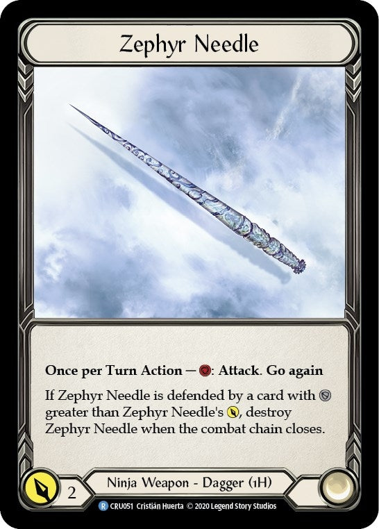 Zephyr Needle (51) [CRU] - Flesh and Blood TCG Single