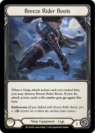 Breeze Rider Boots (53) [CRU] - Flesh and Blood TCG Single