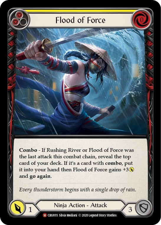 Flood of Force (55) [CRU] - Flesh and Blood TCG Single