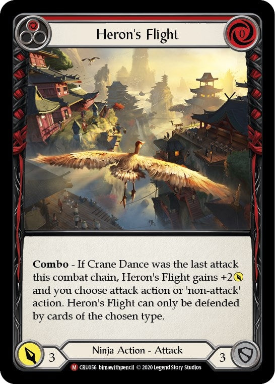 Heron’s Flight (56) [CRU] - Flesh and Blood TCG Single