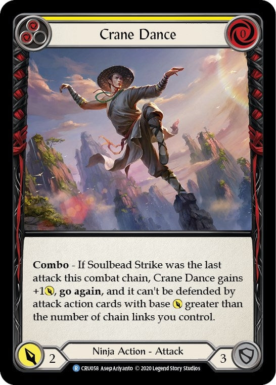 Crane Dance (Yellow) (58) [CRU] - Flesh and Blood TCG Single