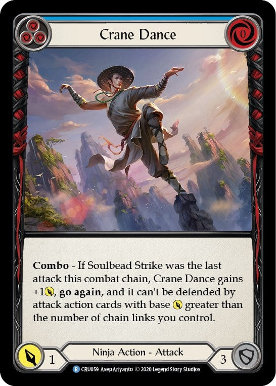 Crane Dance (Blue) (59) [CRU] - Flesh and Blood TCG Single