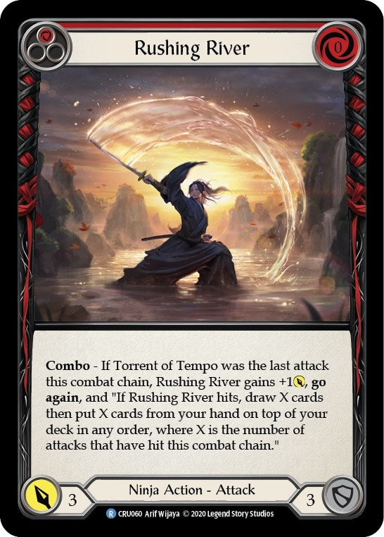 Rushing River (Red) (60) [CRU] - Flesh and Blood TCG Single