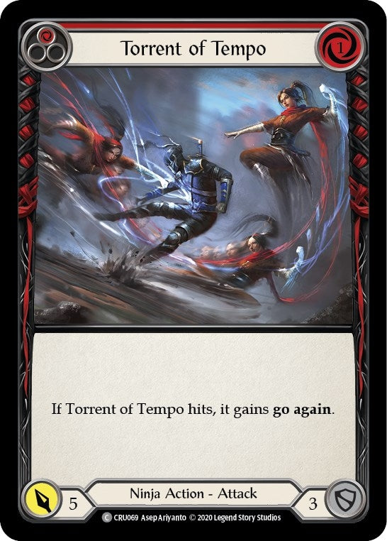 Torrent of Tempo (Red) (69) [CRU] - Flesh and Blood TCG Single