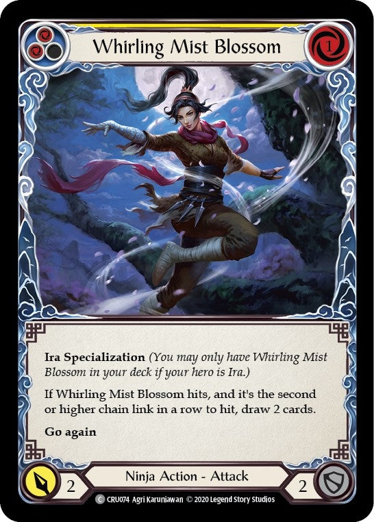 Whirling Mist Blossom (74) [CRU] - Flesh and Blood TCG Single