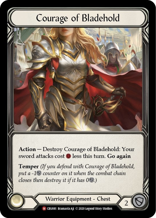 Courage of Bladehold (81) [CRU] - Flesh and Blood TCG Single