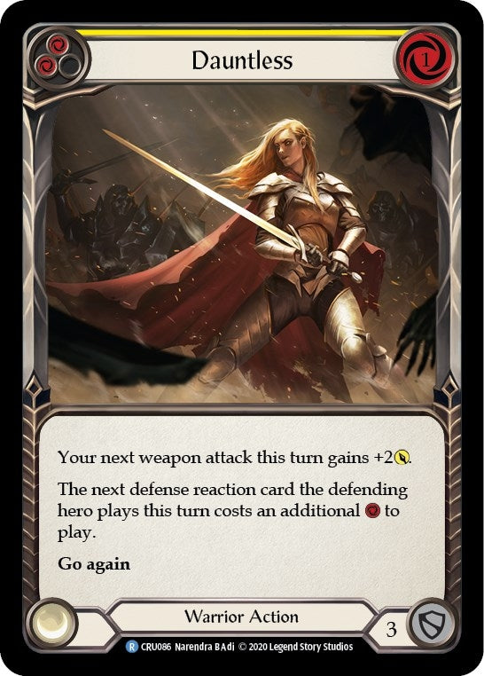 Dauntless (Yellow) (86) [CRU] - Flesh and Blood TCG Single