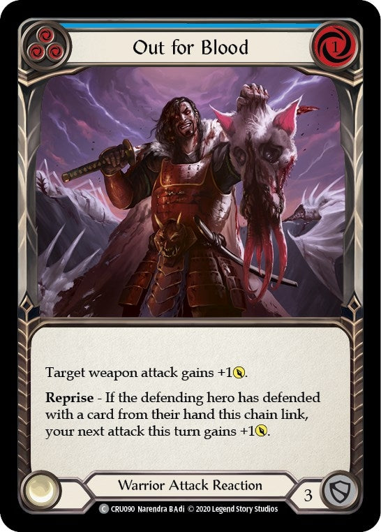 Out for Blood (Blue) (90) [CRU] - Flesh and Blood TCG Single