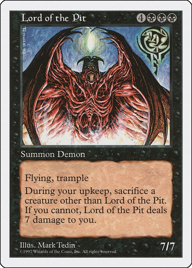Lord of the Pit [5ED] - MTG Single