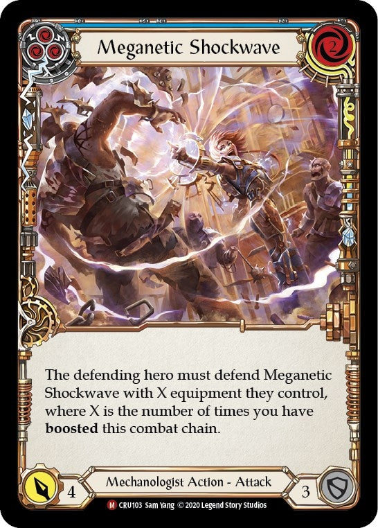 Meganetic Shockwave (103) [CRU] - Flesh and Blood TCG Single