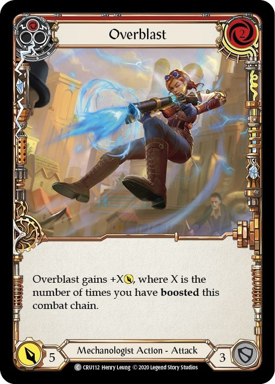 Overblast (Red) (112) [CRU] - Flesh and Blood TCG Single