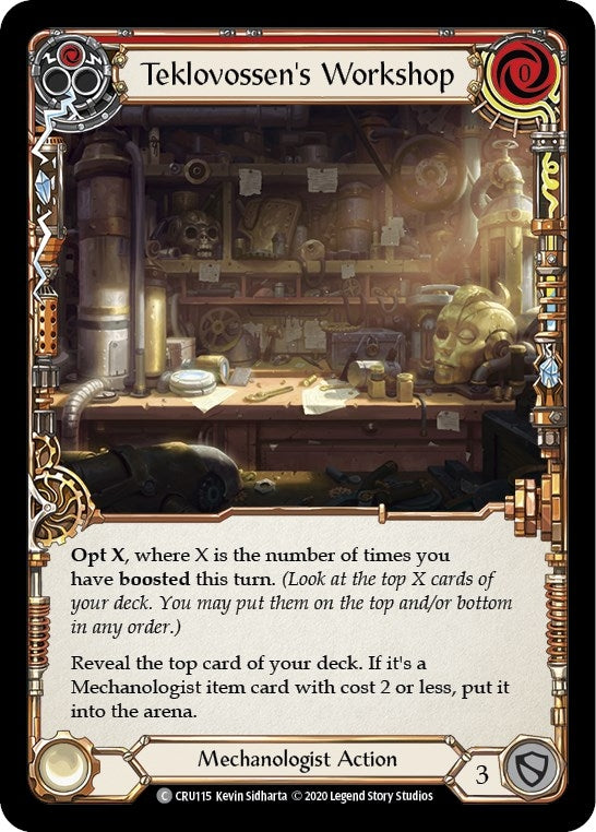 Teklovossen’s Workshop (Red) (115) [CRU] - Flesh and Blood TCG Single