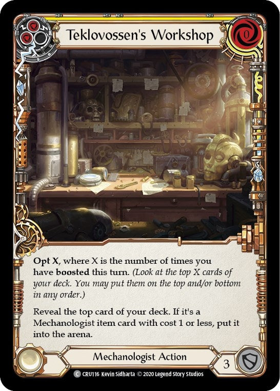 Teklovossen’s Workshop (Yellow) (116) [CRU] - Flesh and Blood TCG Single