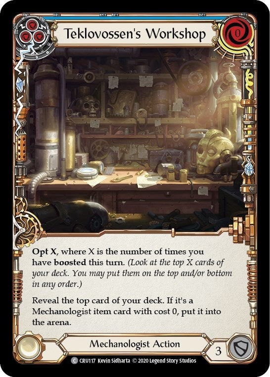 Teklovossen’s Workshop (Blue) (117) [CRU] - Flesh and Blood TCG Single