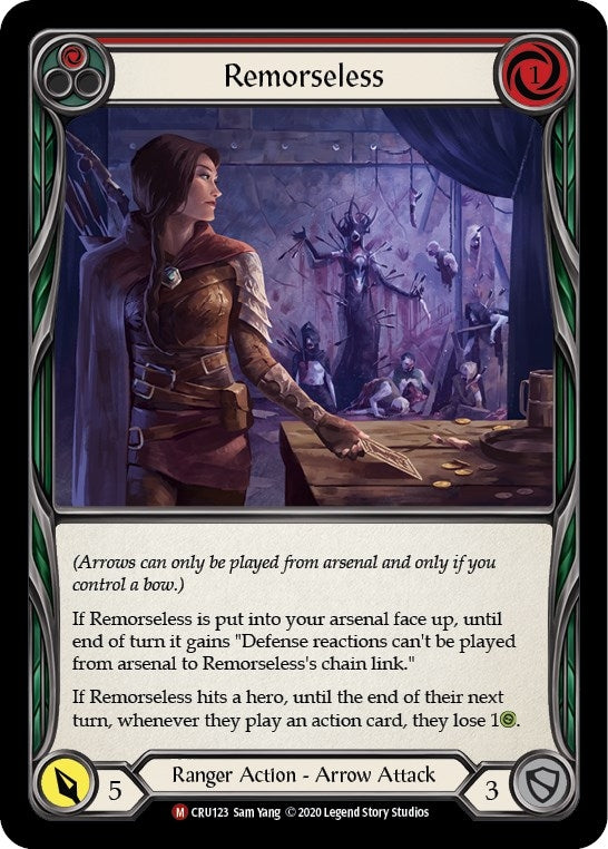 Remorseless (123) [CRU] - Flesh and Blood TCG Single