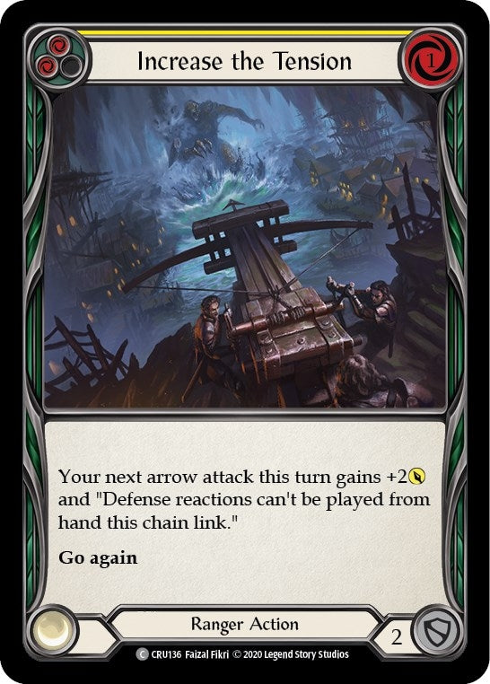 Increase the Tension (Yellow) (136) [CRU] - Flesh and Blood TCG Single