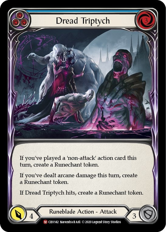 Dread Triptych (142) [CRU] - Flesh and Blood TCG Single
