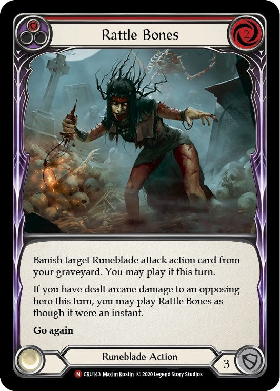 Rattle Bones (143) [CRU] - Flesh and Blood TCG Single