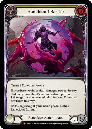 Runeblood Barrier (144) [CRU] - Flesh and Blood TCG Single