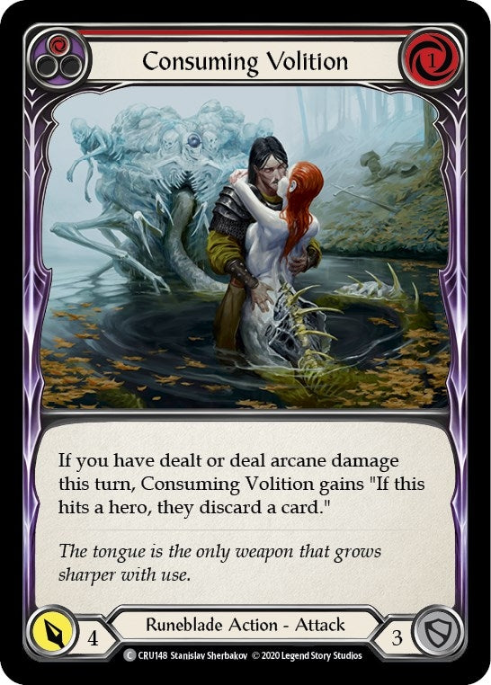 Consuming Volition (Red) (148) [CRU] - Flesh and Blood TCG Single