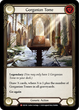 Gorganian Tome (181) [CRU] - Flesh and Blood TCG Single