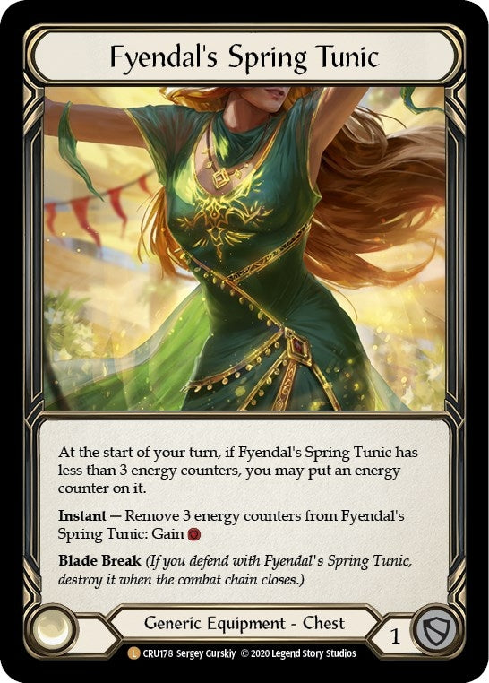 Fyendal’s Spring Tunic (178) [CRU] - Flesh and Blood TCG Single