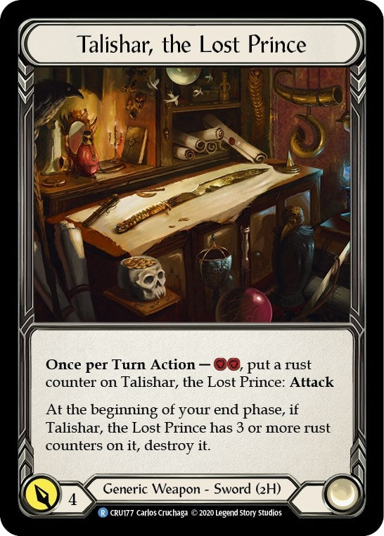 Talishar the Lost Prince (177) [CRU] - Flesh and Blood TCG Single