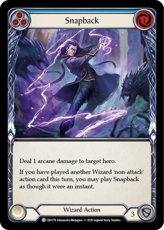 Snapback (Blue) (176) [CRU] - Flesh and Blood TCG Single