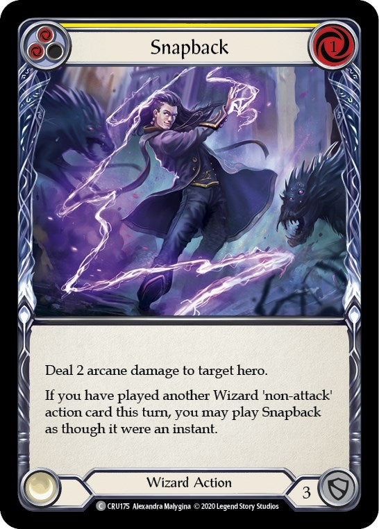 Snapback (Yellow) (175) [CRU] - Flesh and Blood TCG Single