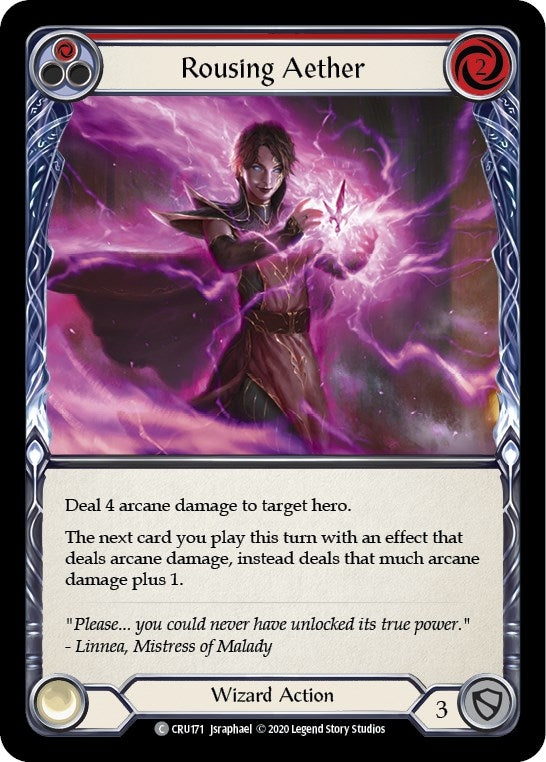 Rousing Aether (Red) (171) [CRU] - Flesh and Blood TCG Single