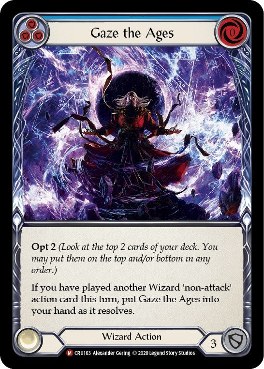 Gaze the Ages (163) [CRU] - Flesh and Blood TCG Single