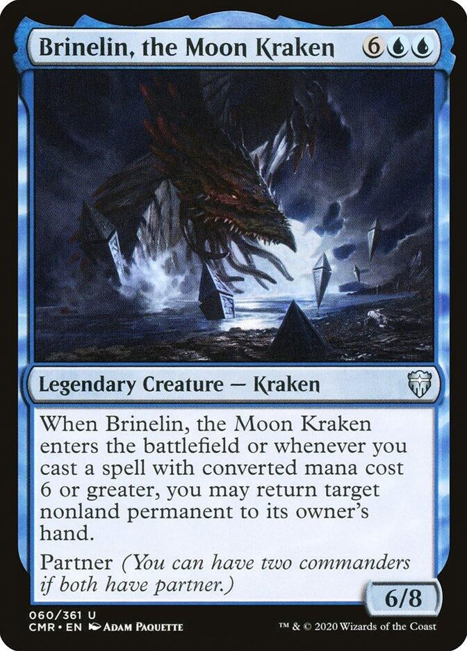 Brinelin the Moon Kraken (60) [CMR] - MTG Single