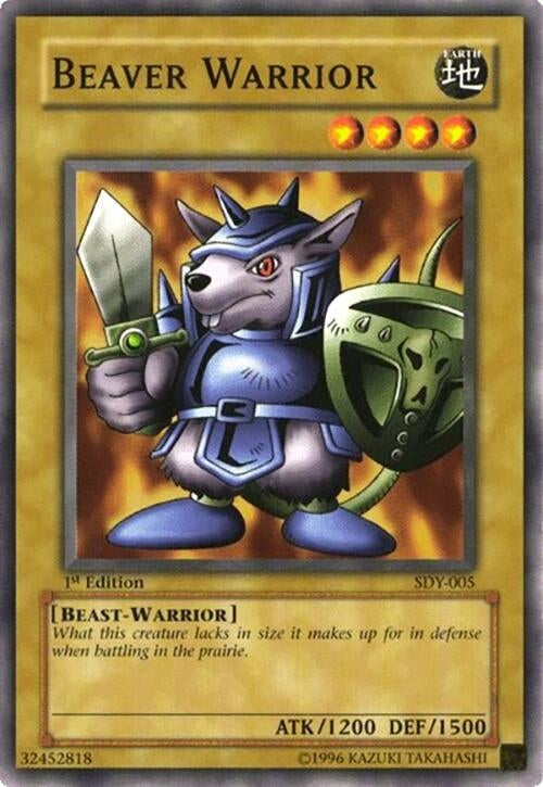 Beaver Warrior (5) - YuGiOh Single