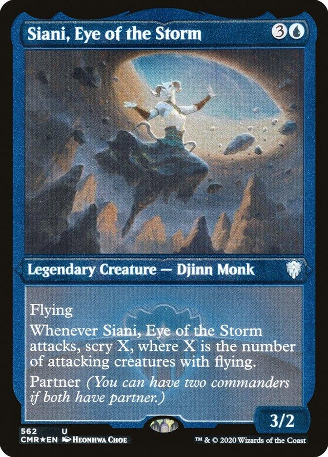 Siani Eye of the Storm (Foil Etched) (562) [CMR] - MTG Single