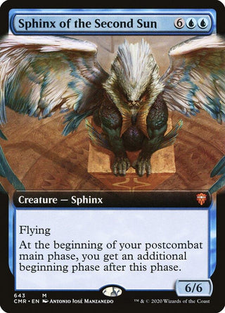 Sphinx of the Second Sun (Extended Art) (643) [CMR] - MTG Single