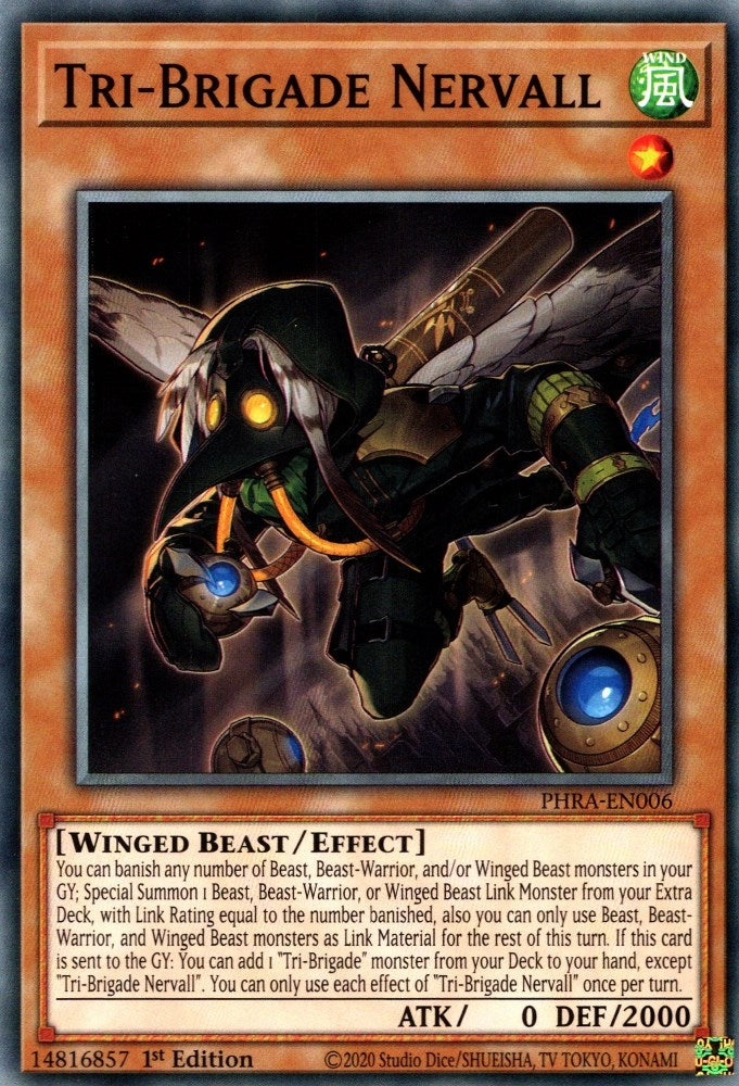 Tri-Brigade Nervall (6) (PHRA) - YuGiOh Single