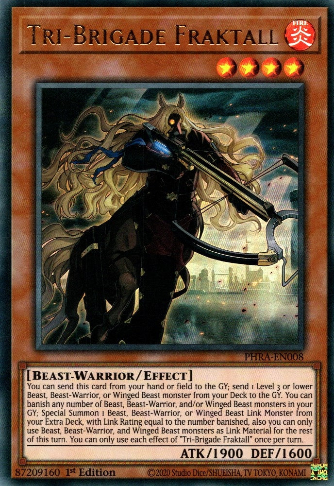 Tri-Brigade Fraktall (8) (PHRA) - YuGiOh Single