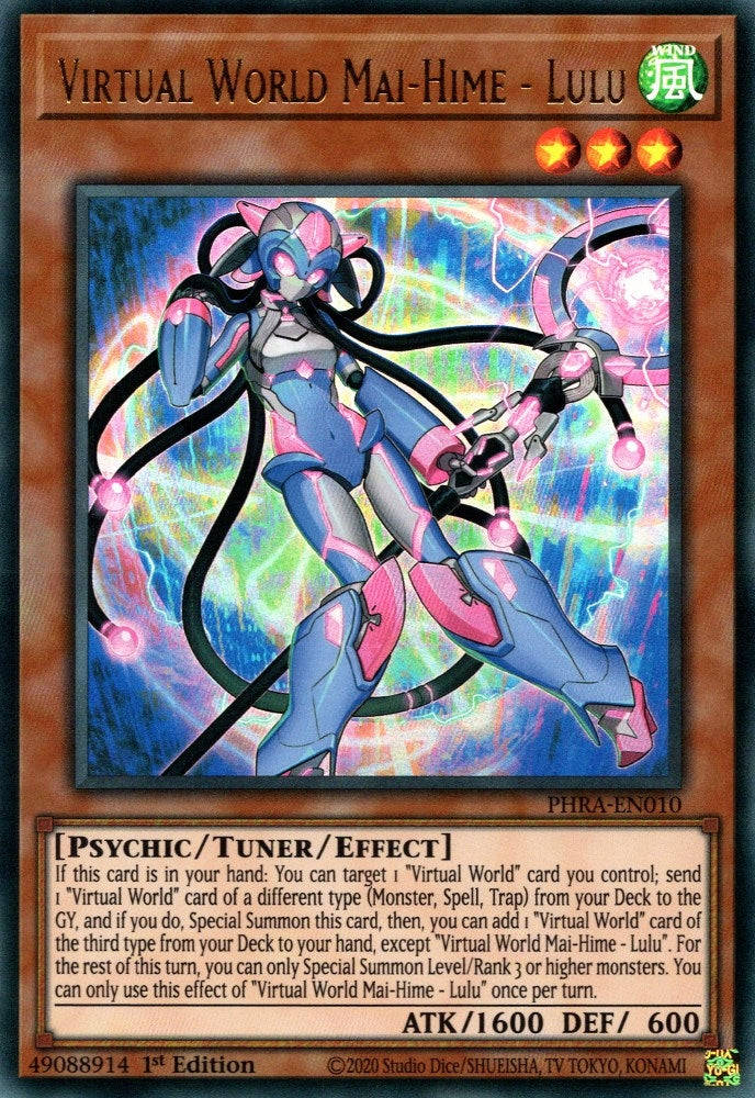 Virtual World Mai-Hime - Lulu (10) (PHRA) - YuGiOh Single