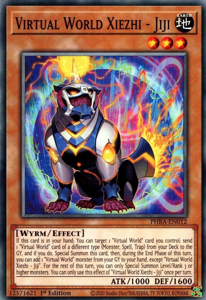 Virtual World Xiezhi - Jiji (12) (PHRA) - YuGiOh Single