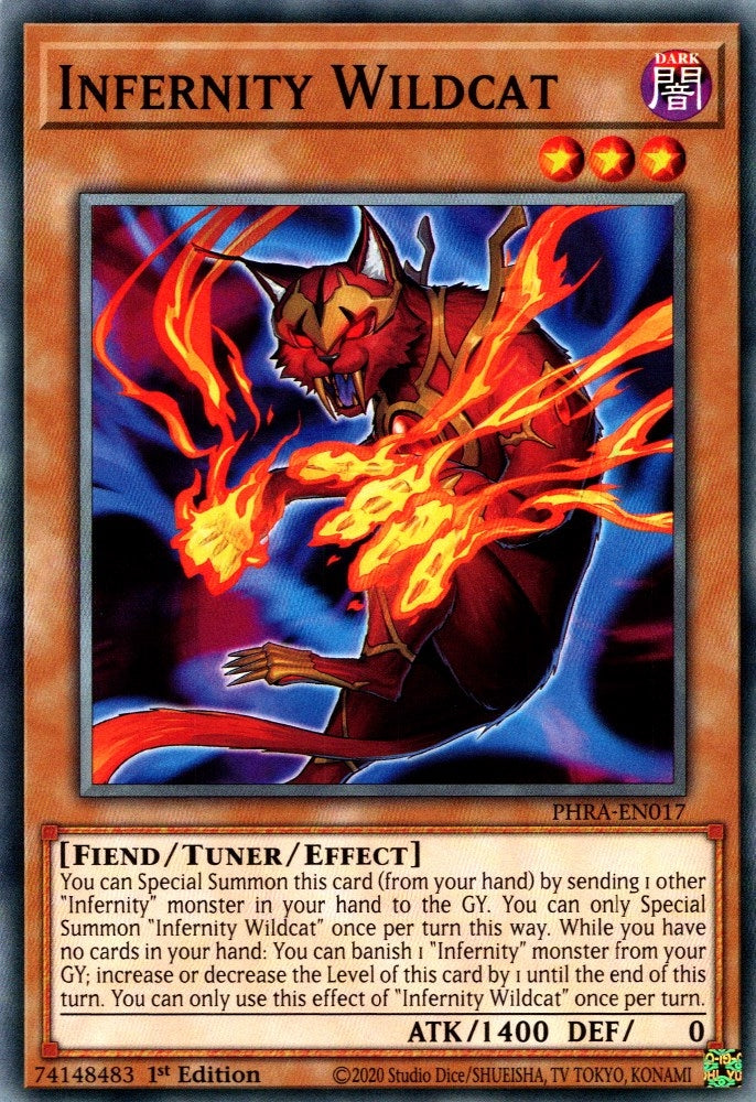 Infernity Wildcat (17) (PHRA) - YuGiOh Single