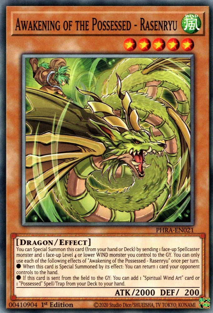 Awakening of the Possessed - Rasenryu (21) (PHRA) - YuGiOh Single