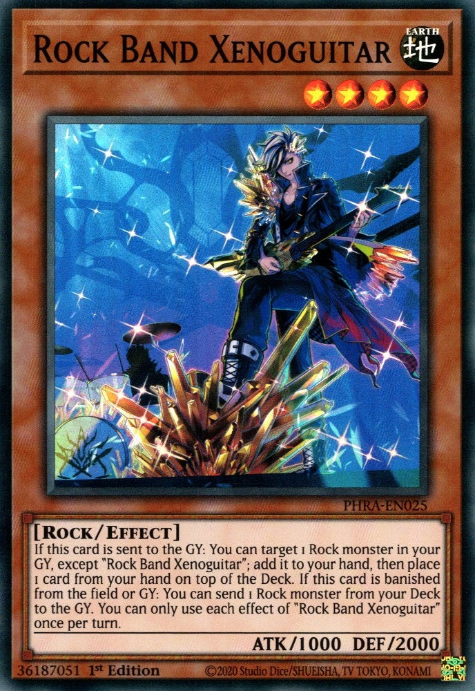 Rock Band Xenoguitar (25) (PHRA) - YuGiOh Single