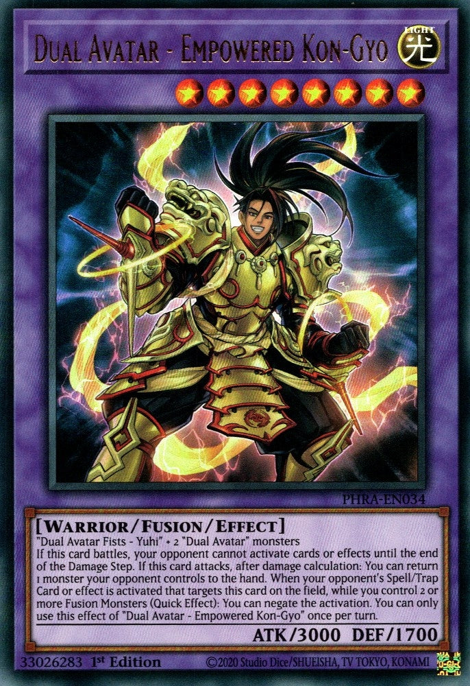 Dual Avatar - Empowered Kon-Gyo (34) (PHRA) - YuGiOh Single